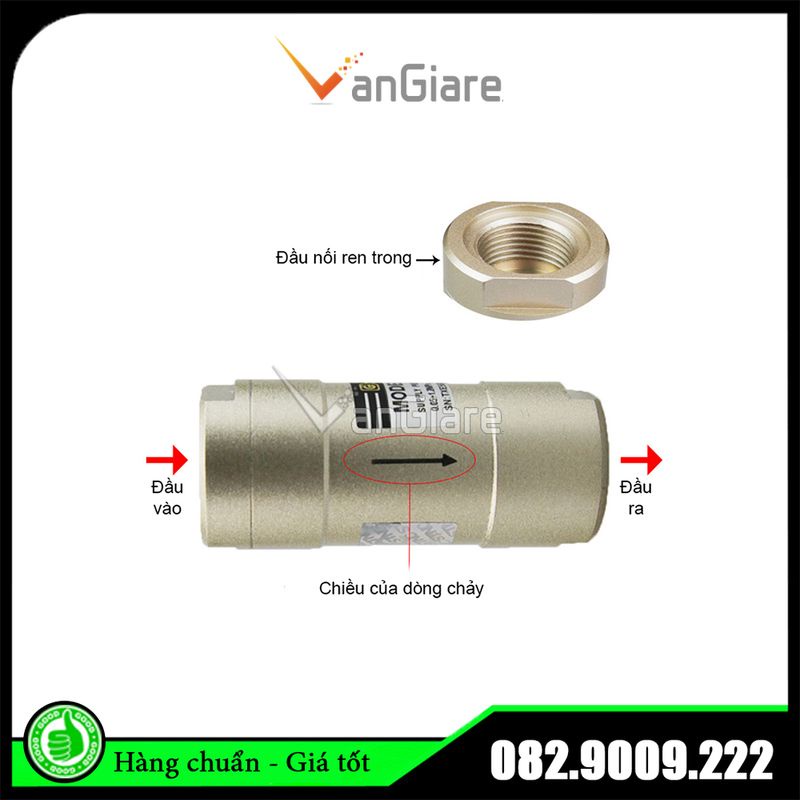 Van 1 chiều khí nén CV STNC CV06 CV08 CV10 CV15 CV20 CV25