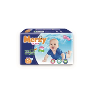 Bỉm dán Merzy cỡ Đại S 56, M 48, L 42, XL 38