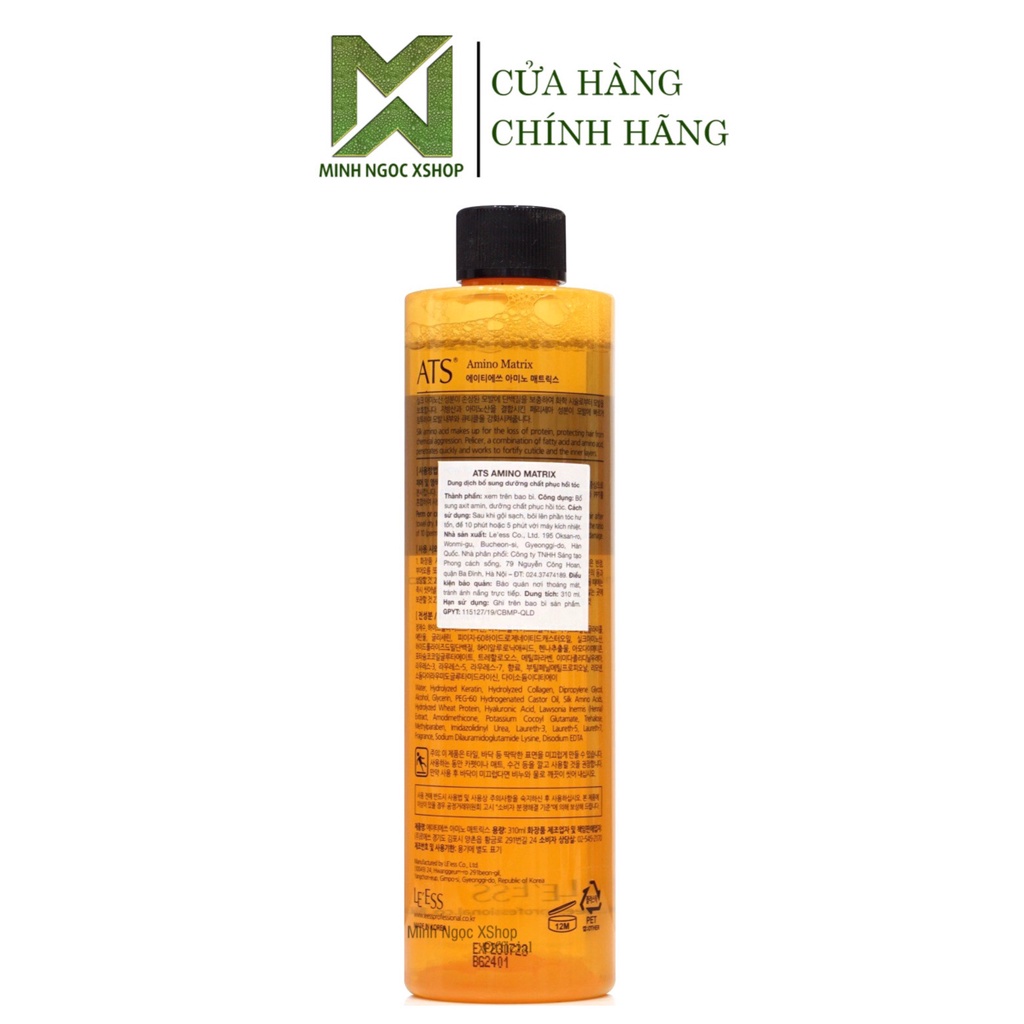 Xịt dưỡng bổ xung dưỡng chất phục hồi tóc ATS Amino Matrix 310ml