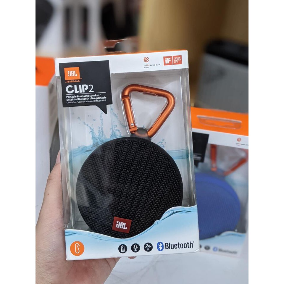 Loa Bluetooth JBL Clip 2 ( Fullbox mới 100%)- Bảo hành 12 tháng