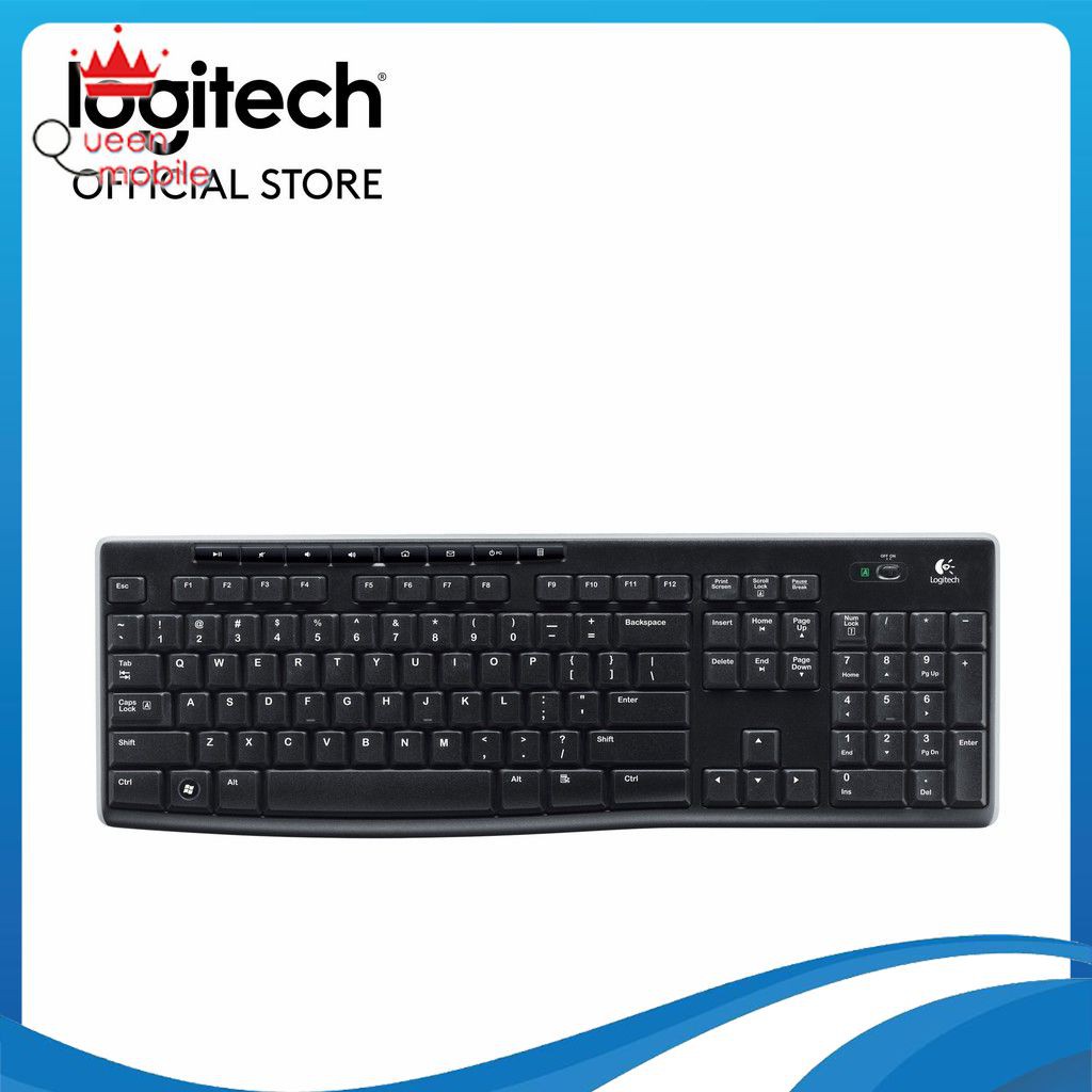 [Trả góp 0% LS] [Mã ELLOGI GIẢM 5% ĐƠN BẤT KỲ]Bàn phím không dây Logitech K270