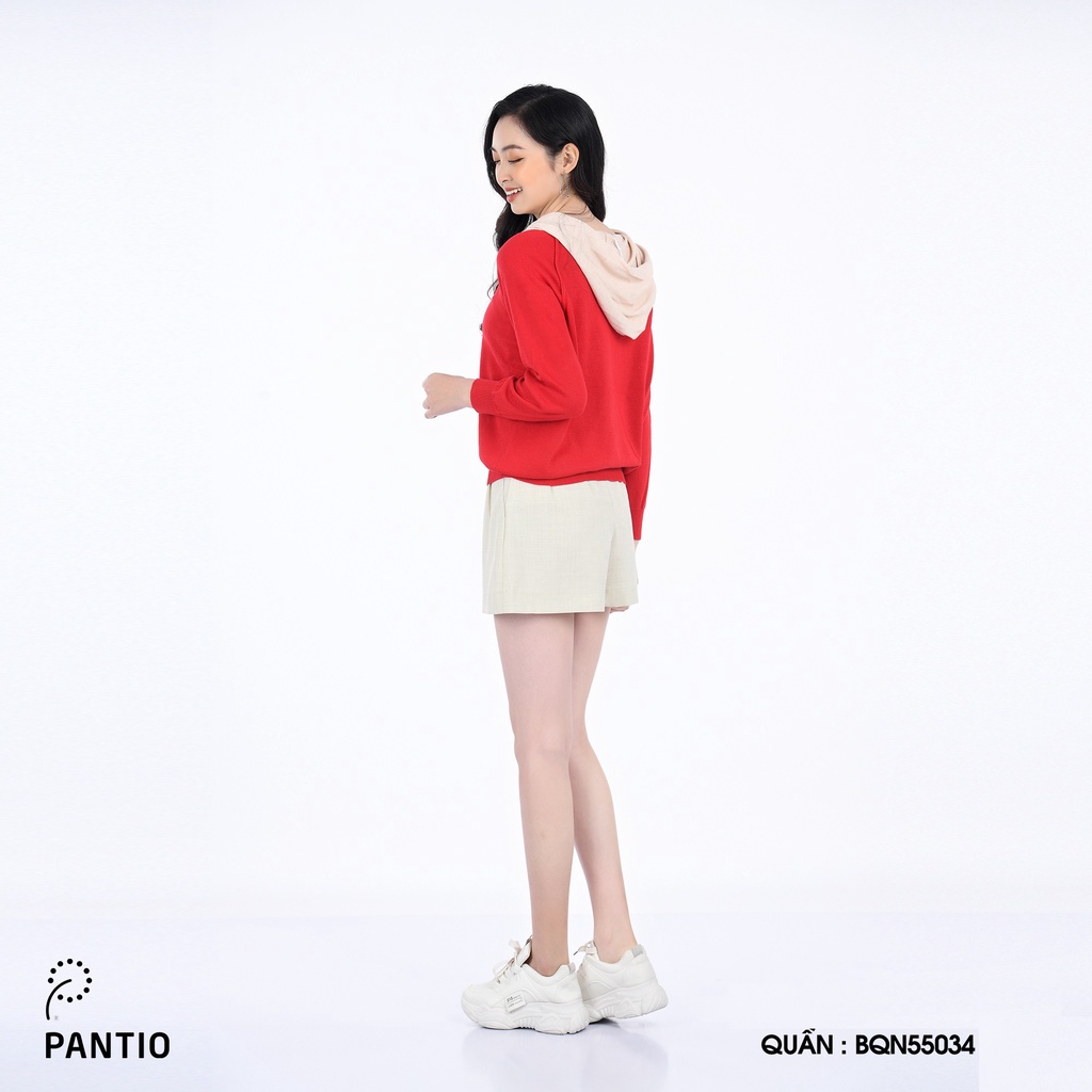 Quần short chất liệu thô đũi dáng suông BQN55034- PANTIO