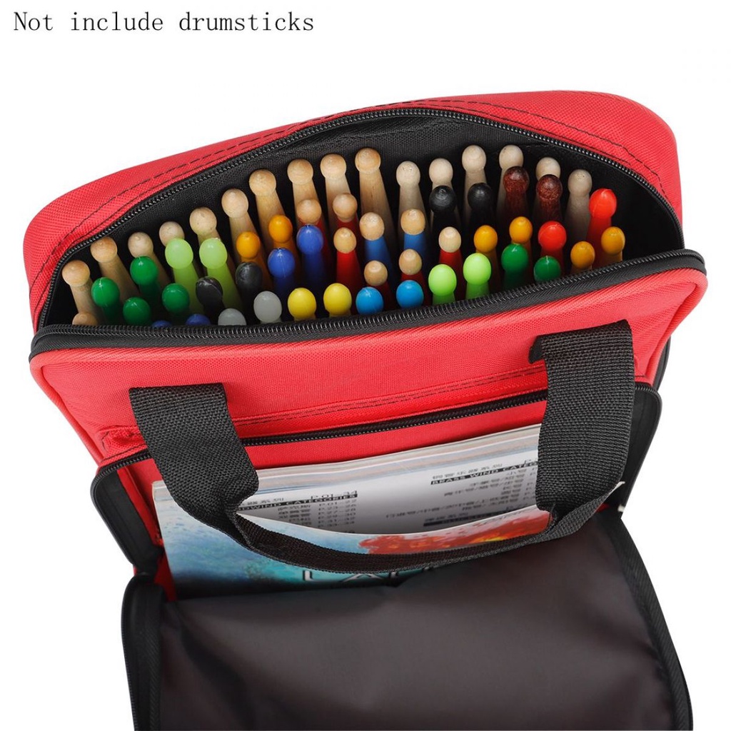 Ba Lô Đựng Dùi Trống Sức Chứa Lớn Chống Thấm Nước Màu Đỏ