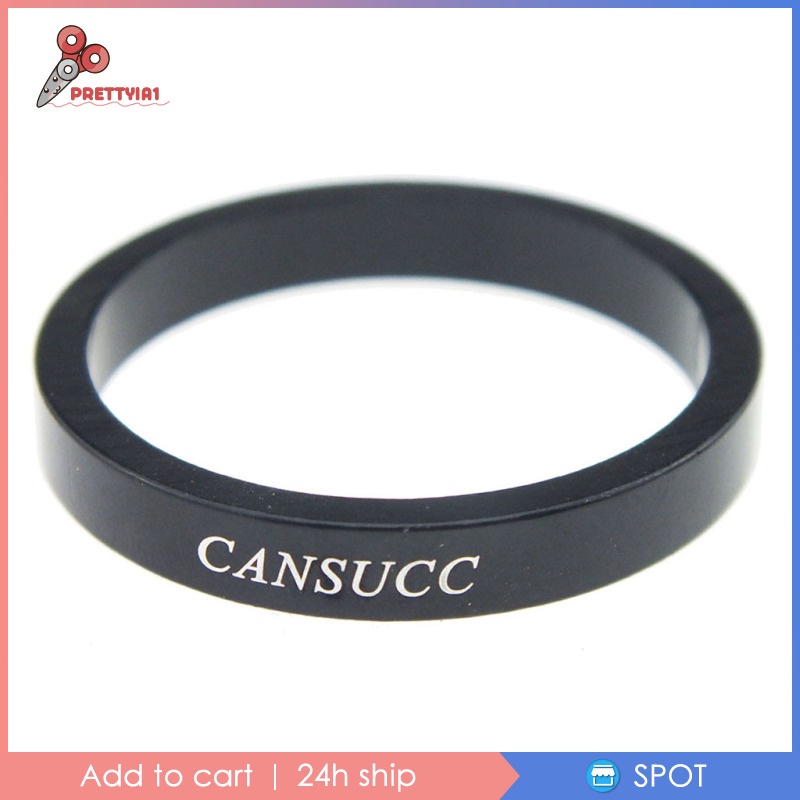 [Prettyia1] Bộ 6 Vòng Đệm Phuộc Trước Điều Chỉnh Chiều Cao Cho Thân Xe Đạp 1-1 / 8 &quot;