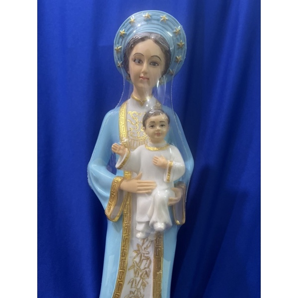 Tượng công giáo-Tượng Đức Mẹ La Vang mẫu Vittor Italy cao 50cm
