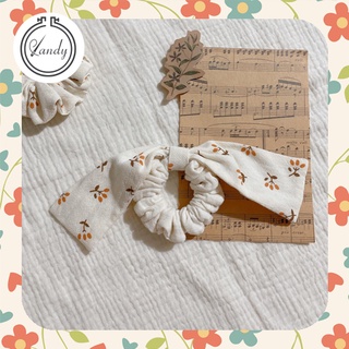 Cột tóc scrunchies handmade nơ - Cánh tiên