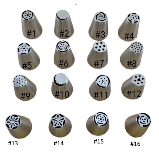 Đui bắt hoa tulip, đui bắt hoa 3D, đui hoa tulip trang trí bánh sinh nhật thép đúc liền khối, cánh mỏng nhiều kích thước