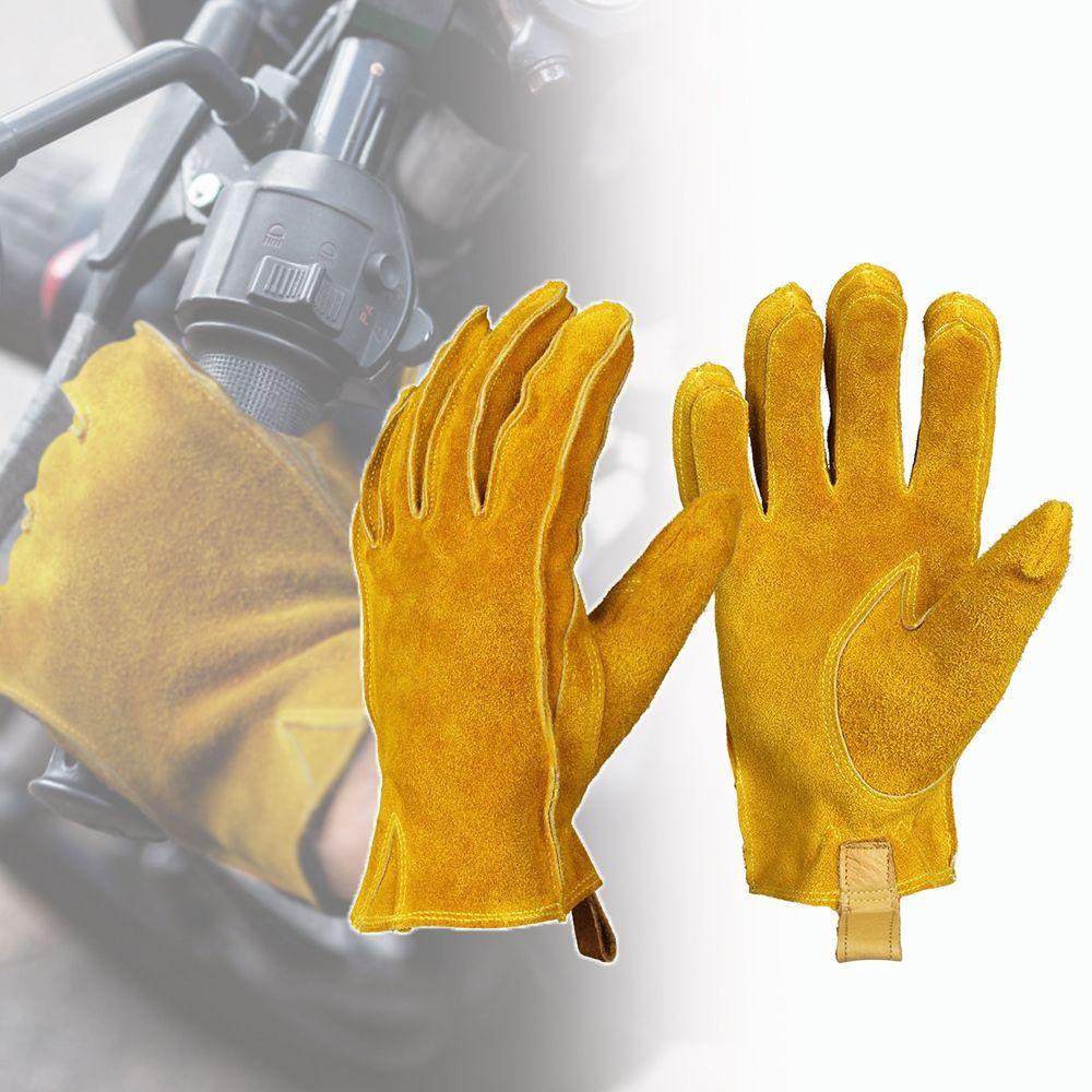 YVE Găng Tay Lái Xe Bằng Da Chống Trượt Thời Trang Thu Đông