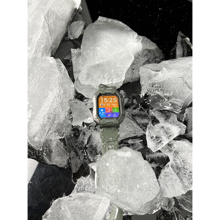 KOSPET TANK M1 Smartwatch Rugged Ngoài Trời Không Thấm Nước Đồng Hồ Thể Thao Cho Android IPhone