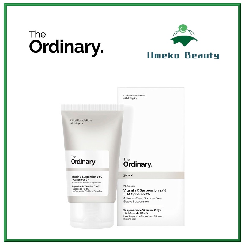 【Từ tp Hồ Chí Minh gửi hàng】Kem Dưỡng Ẩm The Ordinary Vitamin C Suspension 23% + HA Spheres 2% 30ml datăng khả năng hấp thụcăng Tinh tế và đàn hồi