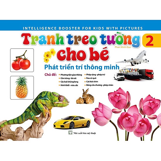 Sách - Tranh treo tường cho bé phát triển trí thông minh - tập 2