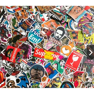 Sticker Nhám ko thấm nước dán Nón BH, laptop, vali km