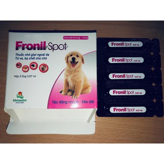 Thuốc nhỏ trị ve rận bọ chét cho chó Fronil Spot