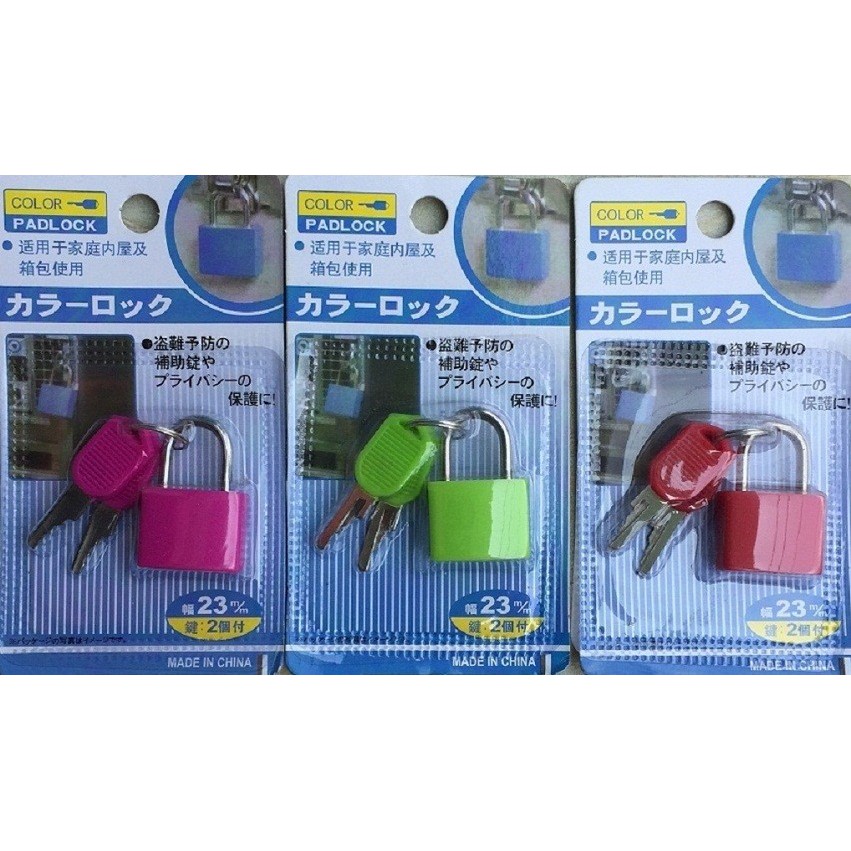 Combo 5 ổ khoá vali Color Padlock