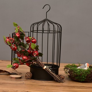 Bó hoa táo giả trang trí phong cách Hoa Kì độc đáo