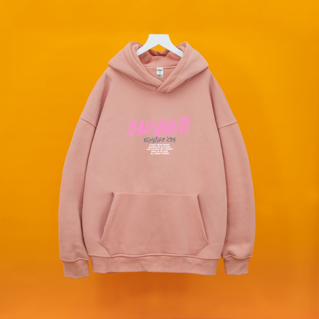 Áo nỉ HOODIE BAD HABITS  DOGO shop ,Áo hoodie nỉ bông cotton unisex