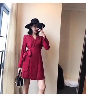 ĐẦM TAY DÀI ĐẮP CHÉO