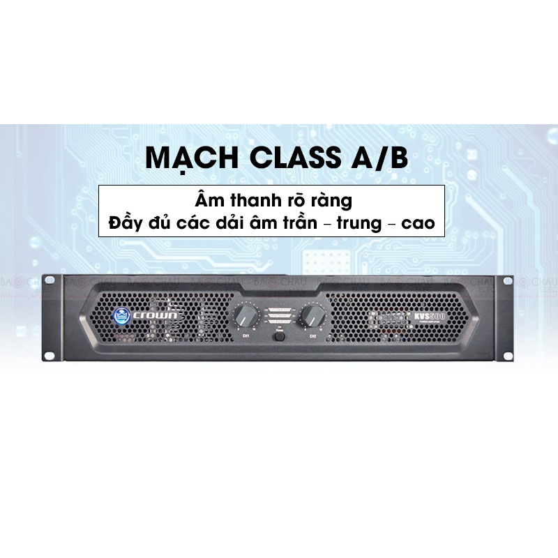 Cục đẩy công suất Crown KVS500 hàng chính hãng