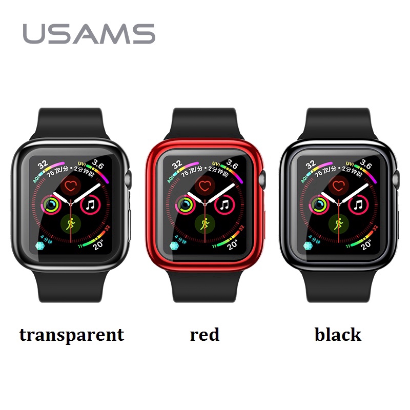 【Apple Watch Case】Ốp mềm bảo vệ mặt đồng hồ thông minh Apple Watch 4/5/6/se 40mm 44mm