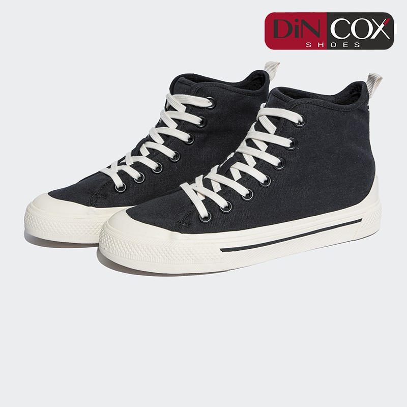 Giày Sneaker Vải Nữ DINCOX D09 Năng Động Cá Tính Black