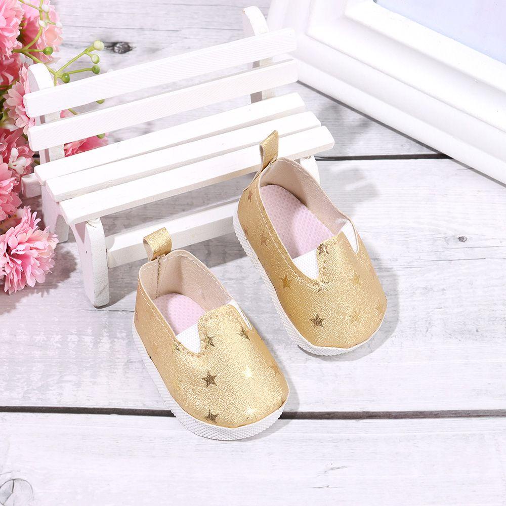 Set 2 Đôi Giày Cho Búp Bê 6.5cm 16 Inch Xinh Xắn Đáng Yêu
