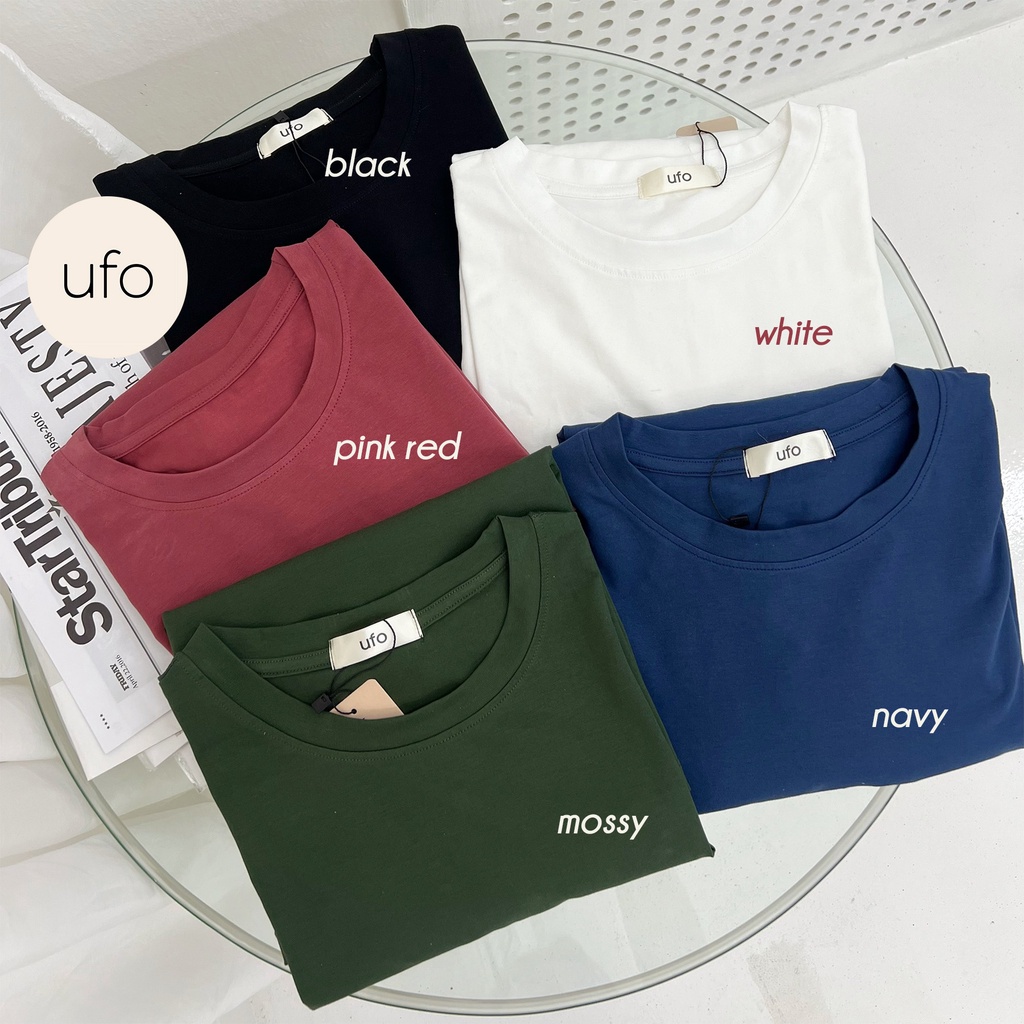 Áo thun nữ dài tay trơn freesize - chất Premium Cotton co dãn - ufothebasic