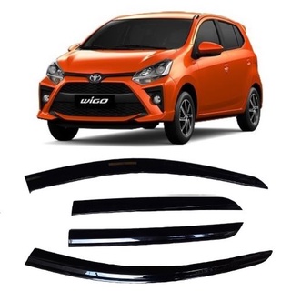 Vè che mưa chỉ đen cao cấp cho xe toyota wigo 2018-2020