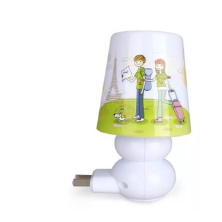 Đèn ngủ cảm ứng tình yêu (tự sáng khi trời tối)