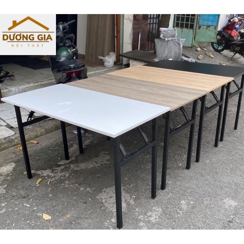 Bàn học, làm việc chân gấp - bàn chữ U chân gấp