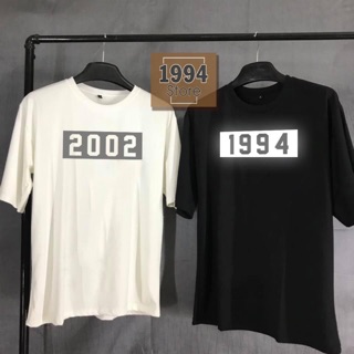ÁO THUN CỔ TRÒN UNISEX CAO CẤP 100% COTTON NĂM SINH PHẢN QUANG HOT NHẤT HIỆN NAY 2024