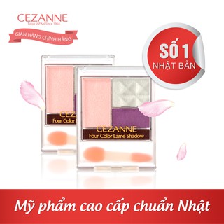 Phấn mắt Cezanne Four Color Lame Shadow