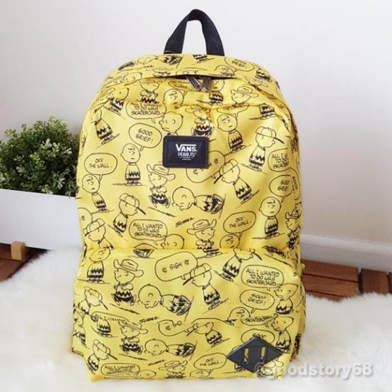 [Auth Chính Hãng] Balo Vans X Peanuts Old Skool Backpack Yellow