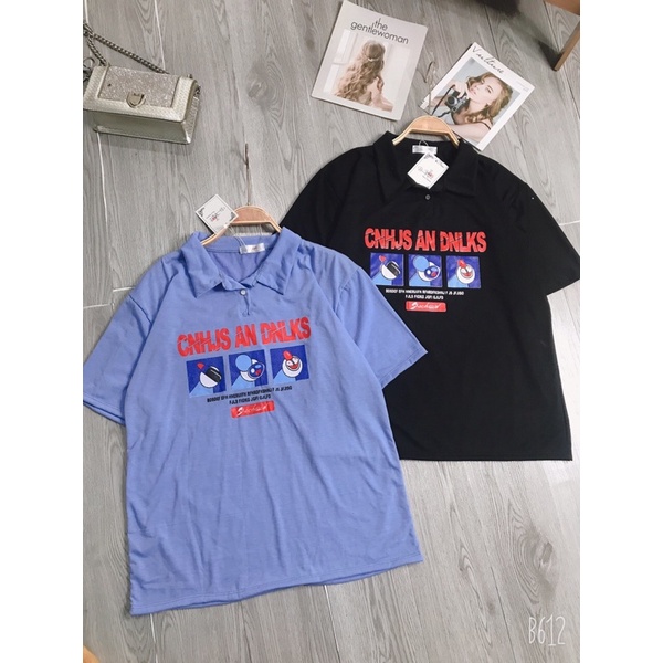 [ BÁN SỈ ] Áo POLO Phom Thụng Tay Lỡ SON PHẤN Chất cotton Su