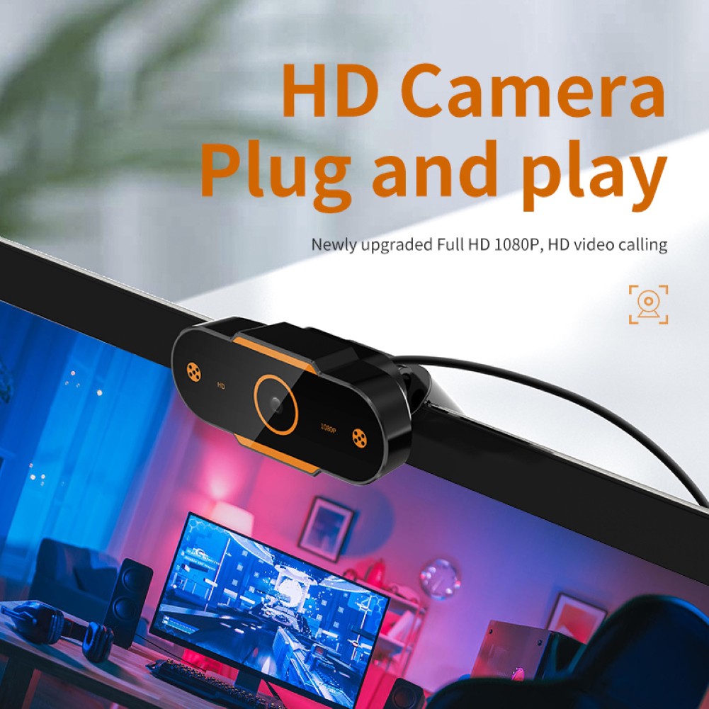 Webcam tích hợp micro có độ phân giải 480p / 720p / 1080p tùy chọn chất lượng cao | BigBuy360 - bigbuy360.vn