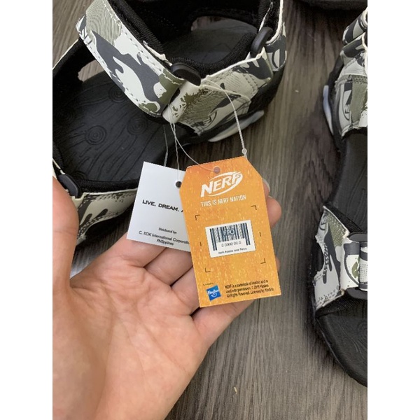 Sandal/Dép quai hậu bé trai Nerf hai màu