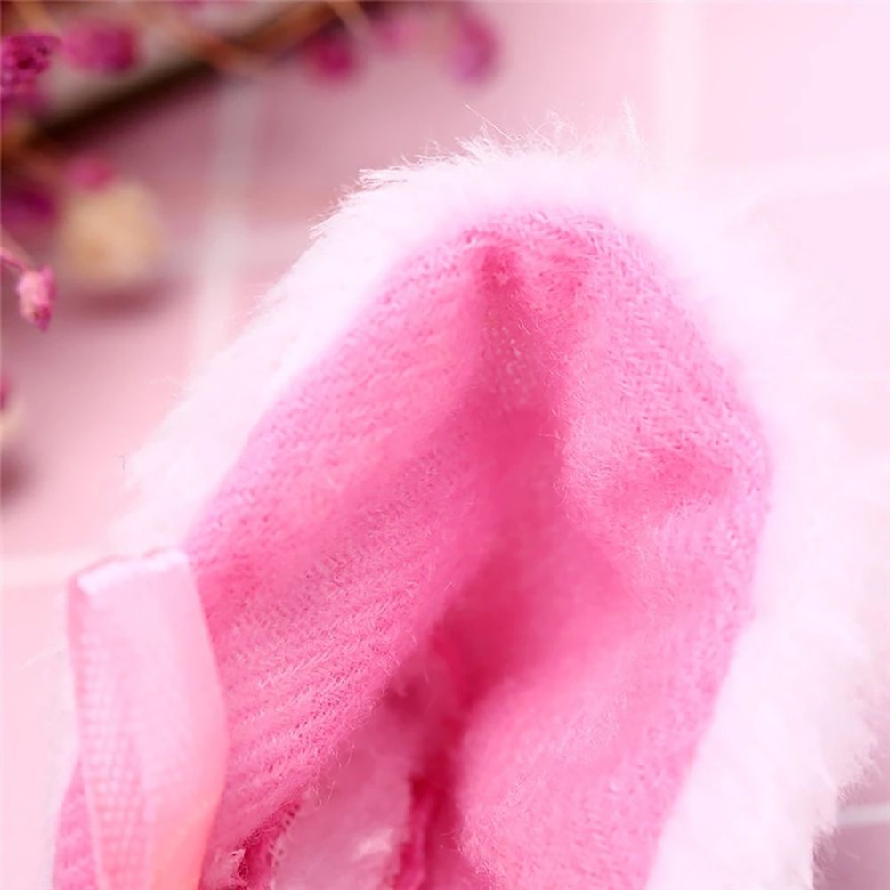 Băng đô cài tóc đính tai mèo bông mềm nhiều màu dễ thương