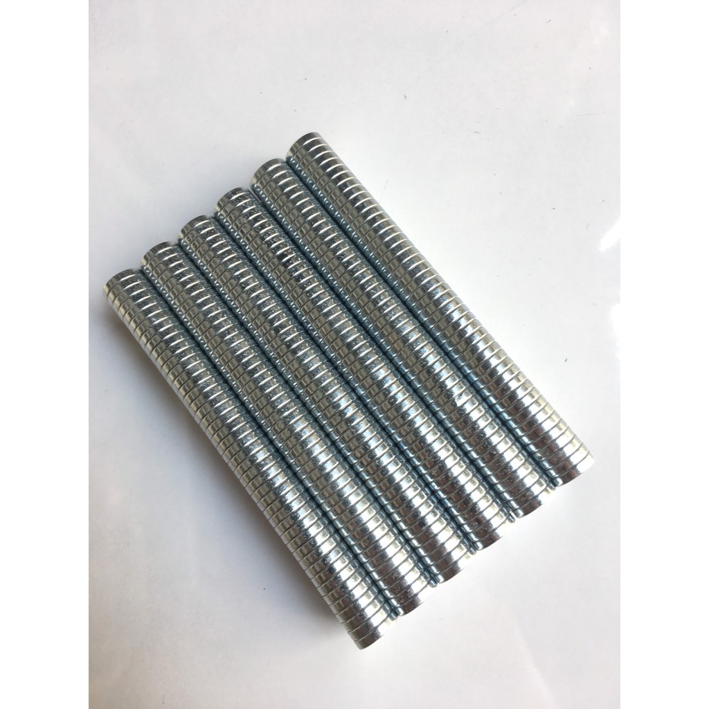 Nam Châm Vĩnh Cửu Cực Mạnh Ø12x2mm Lỗ M4 - Mã N35 Nam Châm Câu Cá Nhựa