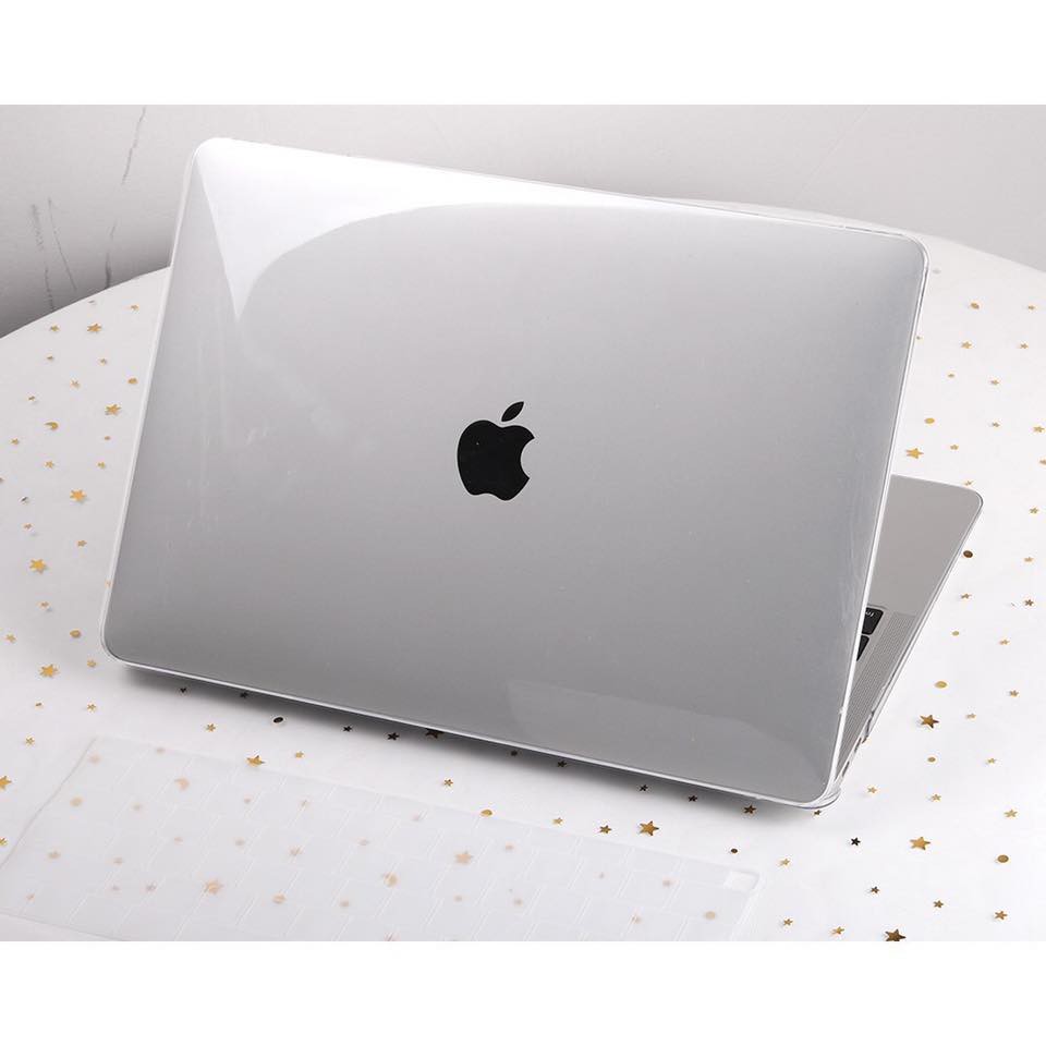 Ốp Macbook ,Case Macbook Air 13"  ( 2018 - 2020)  trong suốt (Tặng kèm Nút chống bụi + bộ chống gãy dây sạc  )