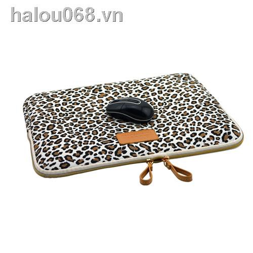 ■✿Ready stock✿ laptop bag Sexy Leopard Print Apple Liner 11.6-inch 12-inch 13.3-inch 14-inch 15.6-inch female 