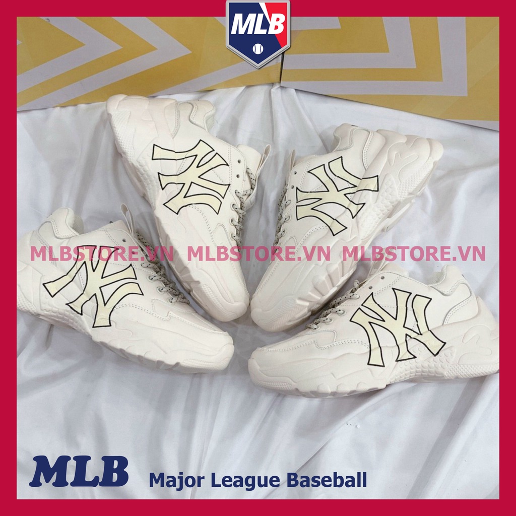 Giày MLB Nam Nữ, Giày Boston Nữ Sneaker Đế 2 Lớp Tăng Chiều Cao 4CM Hàng Đẹp Full Box | BigBuy360 - bigbuy360.vn