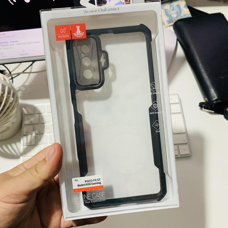 Xiaomi Redmi K50 Gaming K50G POCO f4 GT Ốp lưng tản nhiệt chính hãng xundd chống sốc vân carbon vân tay bảo vệ Camera
