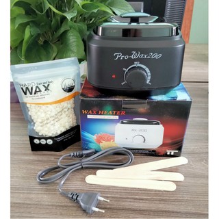 [Bản Cao cấp Prowax 200 có phân màu&ảnh thật] Nồi nấu sáp wax lông công suất lớn nấu siêu nhanh free que