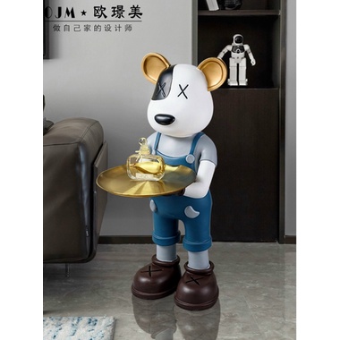 Khay để đồ hình Gấu BearBrick-Mã 4320B-kt 26x36x70cm,Kệ để đồ hình sang chảnh-decor nhà của,kệ,tủ,quà tặng đẹp ý nghĩa