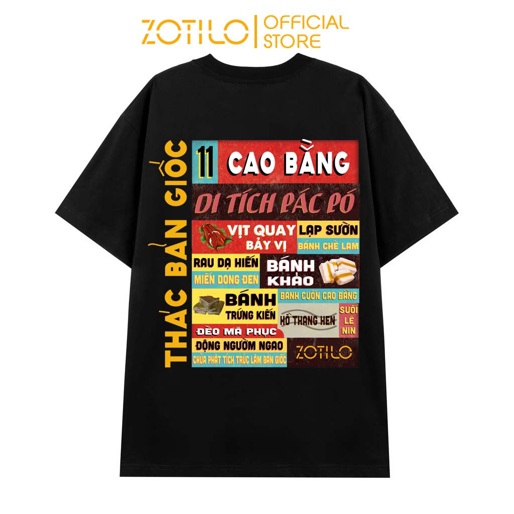 Áo thun form rộng ZOTILO CAO BẰNG tay lỡ - Unisex