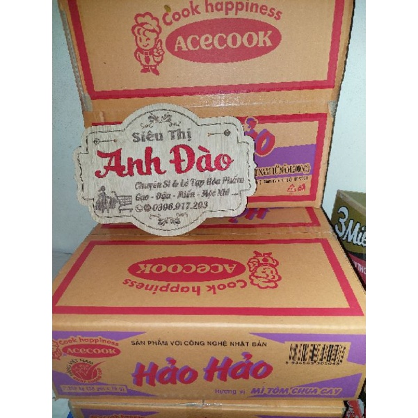 Thùng Mì Tôm Hảo Hảo 30 gói 75g Chua Cay