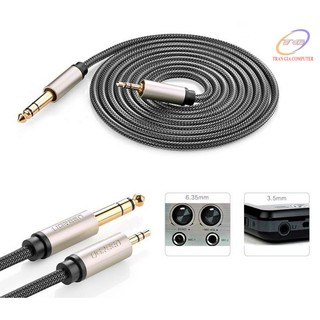 Cáp Audio 3.5mm to 6.5mm dài 2M Ugreen 10628