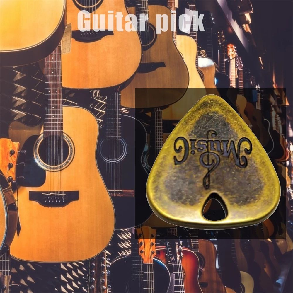 Miếng gảy đàn guitar bằng hợp kim kẽm thời trang cho nam và nữ