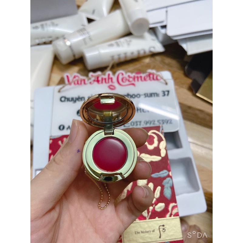 Son dưỡng móc khoá mini màu rose