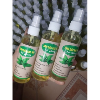chai xịt tinh dầu bạc hà 100ml