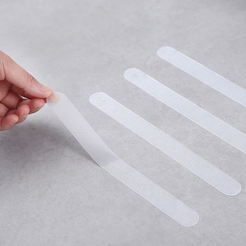 Bộ 6 miếng trong suốt chống trượt kích thước 20 x 2 cm cho nhà tắm